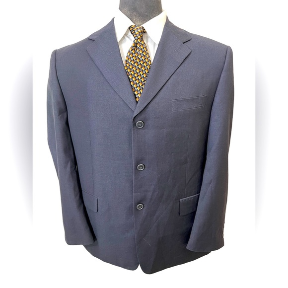 ELEGANTE UOMO MENS DRESS BLAZER SIZE 44R, 70% POLY. 30% RAYON. - Picture 1 of 10